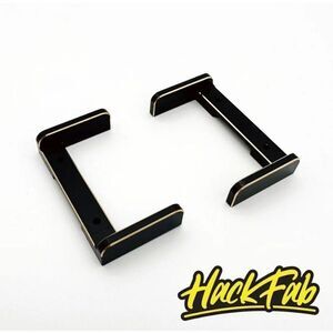 HackFab Losi Mini-B and Mini-T 2.0 Brass Battery Brackets-2 (No Strap) HFB02013B